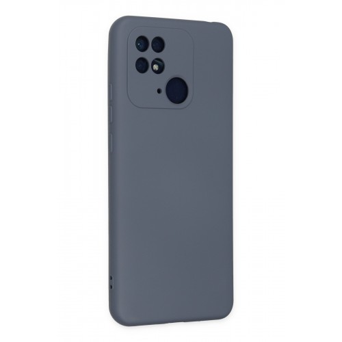 Newface Xiaomi Redmi 10C Kılıf Nano içi Kadife Silikon - Gri Newface Xiaomi Redmi 10C Kılıf Nano içi Kadife Silikon - Gri