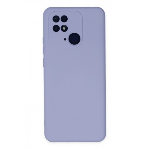 Newface Xiaomi Redmi 10C Kılıf Nano içi Kadife Silikon - Lila Newface Xiaomi Redmi 10C Kılıf Nano içi Kadife Silikon - Lila