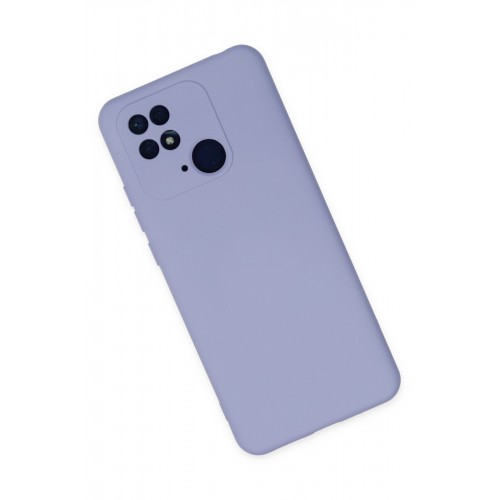 Newface Xiaomi Redmi 10C Kılıf Nano içi Kadife Silikon - Lila Newface Xiaomi Redmi 10C Kılıf Nano içi Kadife Silikon - Lila