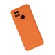 Newface Xiaomi Redmi 10C Kılıf Nano içi Kadife Silikon - Turuncu Newface Xiaomi Redmi 10C Kılıf Nano içi Kadife Silikon - Turuncu