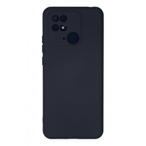 Newface Xiaomi Redmi 10C Kılıf Nano içi Kadife Silikon - Lacivert Newface Xiaomi Redmi 10C Kılıf Nano içi Kadife Silikon - Lacivert