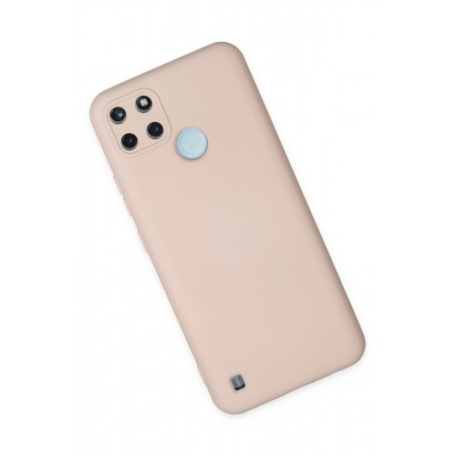 Newface Realme C25Y Kılıf Nano içi Kadife Silikon - Pudra Newface Realme C25Y Kılıf Nano içi Kadife Silikon - Pudra