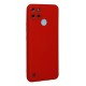 Newface Realme C21Y Kılıf Nano içi Kadife Silikon - Kırmızı Newface Realme C21Y Kılıf Nano içi Kadife Silikon - Kırmızı