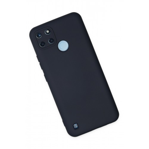 Newface Realme C21Y Kılıf Nano içi Kadife Silikon - Lacivert Newface Realme C21Y Kılıf Nano içi Kadife Silikon - Lacivert