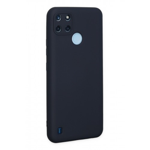 Newface Realme C21Y Kılıf Nano içi Kadife Silikon - Lacivert Newface Realme C21Y Kılıf Nano içi Kadife Silikon - Lacivert