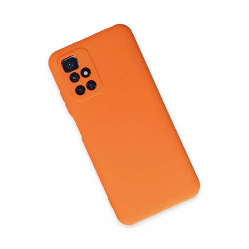 Newface Xiaomi Redmi Note 11 4G Kılıf Nano içi Kadife Silikon - Turuncu Newface Xiaomi Redmi Note 11 4G Kılıf Nano içi Kadife Silikon - Turuncu