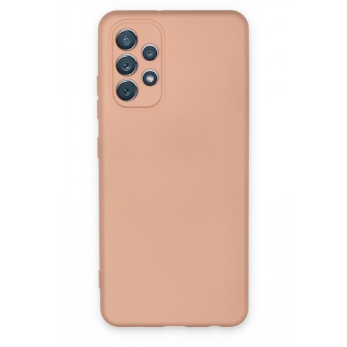 Newface Samsung Galaxy A13 4G Kılıf Nano içi Kadife Silikon - Pudra Newface Samsung Galaxy A13 4G Kılıf Nano içi Kadife Silikon - Pudra