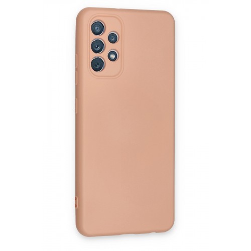 Newface Samsung Galaxy A13 4G Kılıf Nano içi Kadife Silikon - Pudra Newface Samsung Galaxy A13 4G Kılıf Nano içi Kadife Silikon - Pudra