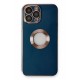 Newface iPhone 13 Pro Kılıf Store Silikon - Mavi