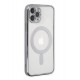 Newface iPhone 11 Pro Kılıf Magneticsafe Lazer Silikon - Gümüş Newface iPhone 11 Pro Kılıf Magneticsafe Lazer Silikon - Gümüş