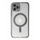Newface iPhone 11 Pro Kılıf Magneticsafe Lazer Silikon - Gümüş Newface iPhone 11 Pro Kılıf Magneticsafe Lazer Silikon - Gümüş