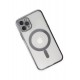 Newface iPhone 11 Pro Kılıf Magneticsafe Lazer Silikon - Gümüş Newface iPhone 11 Pro Kılıf Magneticsafe Lazer Silikon - Gümüş
