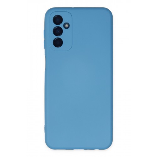 Newface Samsung Galaxy M23 Kılıf Nano içi Kadife Silikon - Mavi Newface Samsung Galaxy M23 Kılıf Nano içi Kadife Silikon - Mavi
