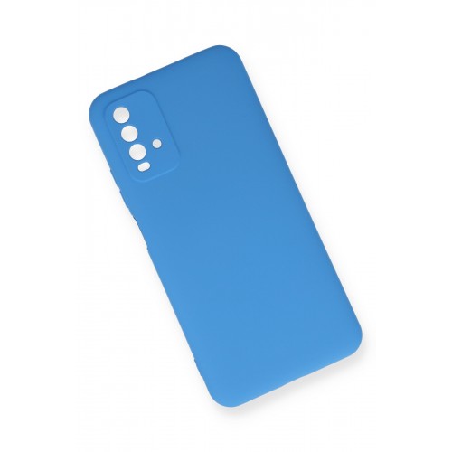 Newface Xiaomi Redmi 9T Kılıf Nano içi Kadife Silikon - Mavi Newface Xiaomi Redmi 9T Kılıf Nano içi Kadife Silikon - Mavi