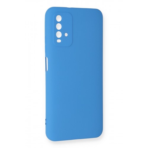 Newface Xiaomi Redmi 9T Kılıf Nano içi Kadife Silikon - Mavi Newface Xiaomi Redmi 9T Kılıf Nano içi Kadife Silikon - Mavi