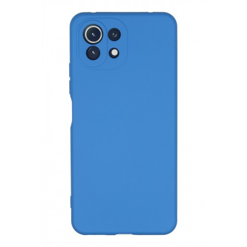 Newface Xiaomi Mİ 11 Lite Kılıf Nano içi Kadife Silikon - Mavi Newface Xiaomi Mİ 11 Lite Kılıf Nano içi Kadife Silikon - Mavi