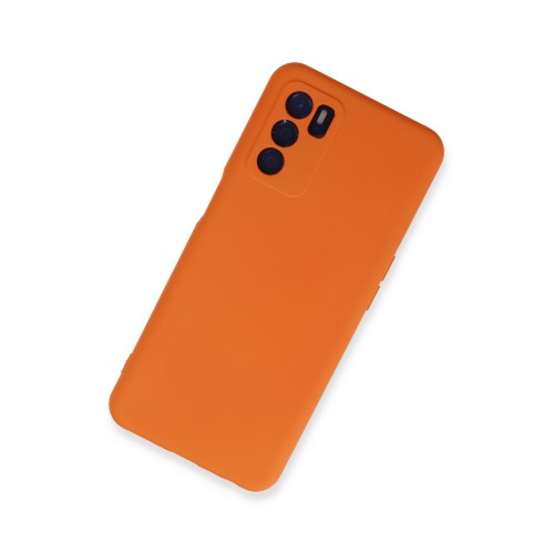 Newface Oppo A16 Kılıf Nano içi Kadife Silikon - Turuncu Newface Oppo A16 Kılıf Nano içi Kadife Silikon - Turuncu