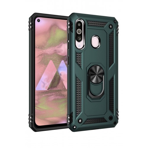 Newface Samsung Galaxy M40 Kılıf Sofya Yüzüklü Silikon Kapak - Yeşil Newface Samsung Galaxy M40 Kılıf Sofya Yüzüklü Silikon Kapak - Yeşil
