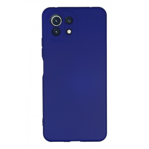 Newface Xiaomi Mİ 11 Lite Kılıf Nano içi Kadife Silikon - Koyu Mavi Newface Xiaomi Mİ 11 Lite Kılıf Nano içi Kadife Silikon - Koyu Mavi