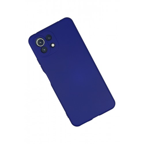 Newface Xiaomi Mİ 11 Lite Kılıf Nano içi Kadife Silikon - Koyu Mavi Newface Xiaomi Mİ 11 Lite Kılıf Nano içi Kadife Silikon - Koyu Mavi