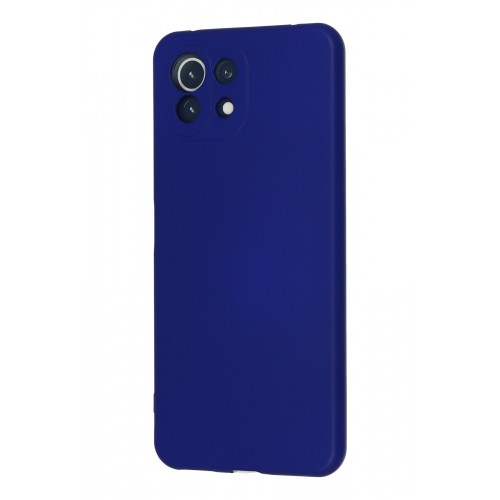 Newface Xiaomi Mİ 11 Lite Kılıf Nano içi Kadife Silikon - Koyu Mavi Newface Xiaomi Mİ 11 Lite Kılıf Nano içi Kadife Silikon - Koyu Mavi