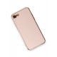 Newface iPhone 7 Kılıf Volet Silikon - Pembe