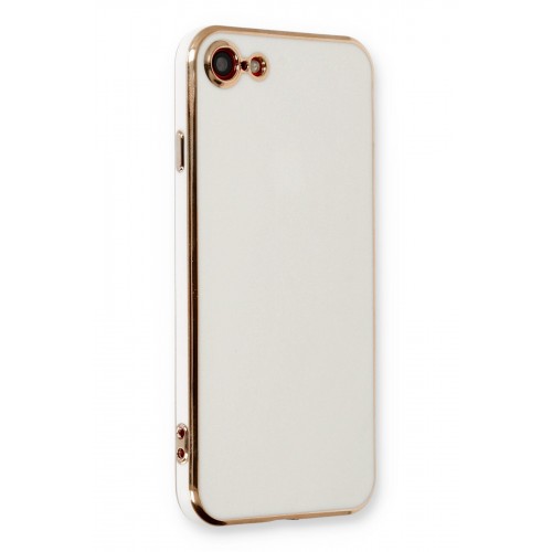 Newface iPhone SE 2020 Kılıf Volet Silikon - Beyaz Newface iPhone SE 2020 Kılıf Volet Silikon - Beyaz