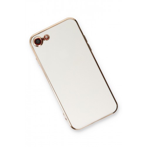 Newface iPhone SE 2020 Kılıf Volet Silikon - Beyaz Newface iPhone SE 2020 Kılıf Volet Silikon - Beyaz