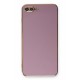 Newface iPhone 7 Plus Kılıf Volet Silikon - Mor Newface iPhone 7 Plus Kılıf Volet Silikon - Mor