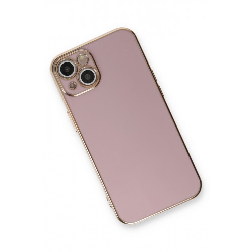 Newface iPhone 13 Kılıf Volet Silikon - Mor Newface iPhone 13 Kılıf Volet Silikon - Mor