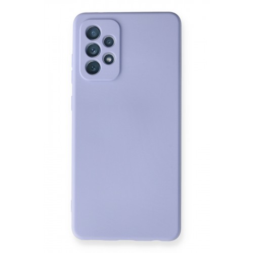 Newface Samsung Galaxy A72 Kılıf Nano içi Kadife Silikon - Lila Newface Samsung Galaxy A72 Kılıf Nano içi Kadife Silikon - Lila
