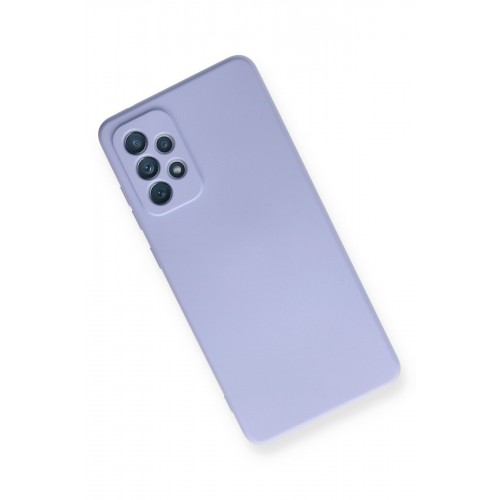 Newface Samsung Galaxy A72 Kılıf Nano içi Kadife Silikon - Lila Newface Samsung Galaxy A72 Kılıf Nano içi Kadife Silikon - Lila