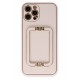 Newface iPhone 12 Pro Kılıf Coco Elit Kapak - Pudra Newface iPhone 12 Pro Kılıf Coco Elit Kapak - Pudra