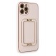 Newface iPhone 12 Pro Kılıf Coco Elit Kapak - Pudra Newface iPhone 12 Pro Kılıf Coco Elit Kapak - Pudra
