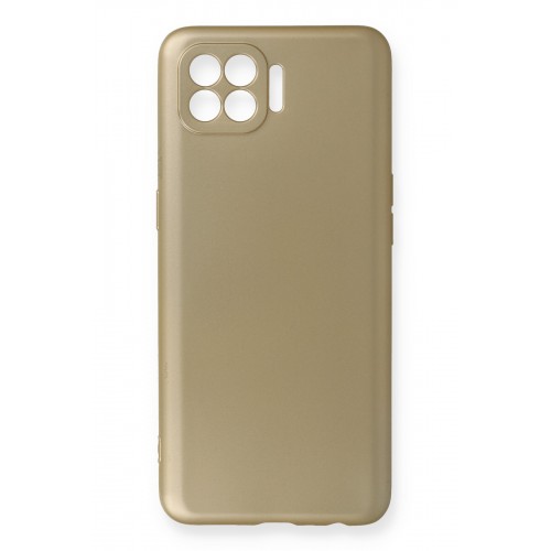 Newface Oppo Reno 4 Lite Kılıf Premium Rubber Silikon - Gold Newface Oppo Reno 4 Lite Kılıf Premium Rubber Silikon - Gold