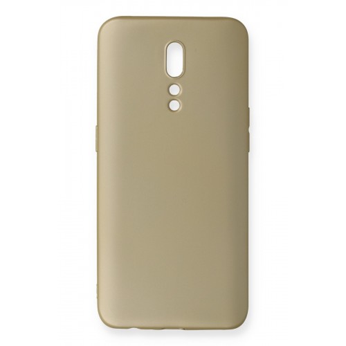 Newface Oppo Reno Z Kılıf Premium Rubber Silikon - Gold Newface Oppo Reno Z Kılıf Premium Rubber Silikon - Gold