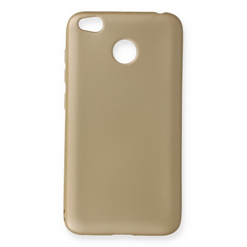 Newface Xiaomi Redmi 4X Kılıf Premium Rubber Silikon - Gold Newface Xiaomi Redmi 4X Kılıf Premium Rubber Silikon - Gold