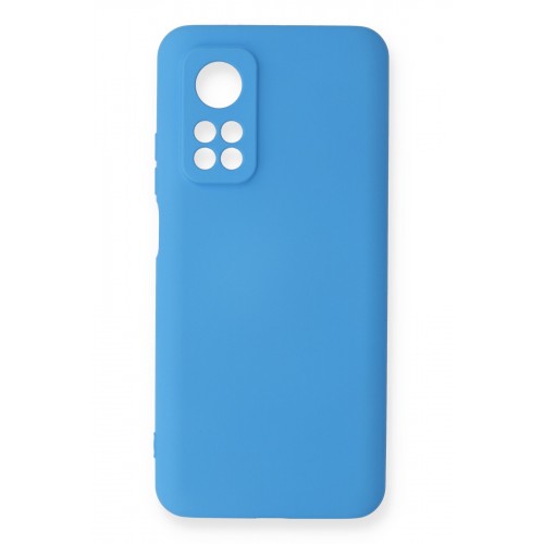 Newface Xiaomi Mi 10T Pro Kılıf Nano içi Kadife Silikon - Mavi Newface Xiaomi Mi 10T Pro Kılıf Nano içi Kadife Silikon - Mavi