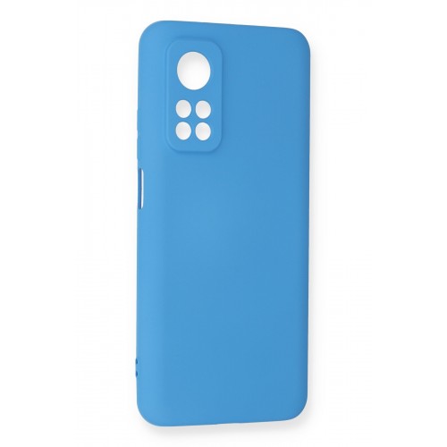 Newface Xiaomi Mi 10T Pro Kılıf Nano içi Kadife Silikon - Mavi Newface Xiaomi Mi 10T Pro Kılıf Nano içi Kadife Silikon - Mavi