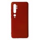 Newface Xiaomi Mi Note 10 Kılıf Premium Rubber Silikon - Bordo Newface Xiaomi Mi Note 10 Kılıf Premium Rubber Silikon - Bordo