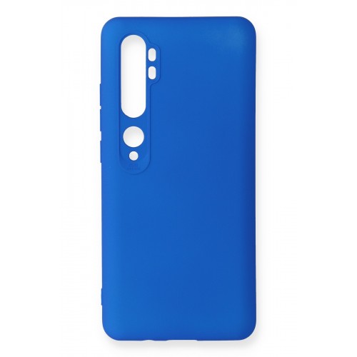 Newface Xiaomi Mi Note 10 Kılıf Premium Rubber Silikon - Mavi Newface Xiaomi Mi Note 10 Kılıf Premium Rubber Silikon - Mavi