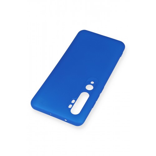 Newface Xiaomi Mi Note 10 Kılıf Premium Rubber Silikon - Mavi Newface Xiaomi Mi Note 10 Kılıf Premium Rubber Silikon - Mavi