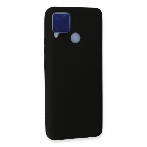 Newface Realme C15 Kılıf Nano içi Kadife Silikon - Siyah Newface Realme C15 Kılıf Nano içi Kadife Silikon - Siyah