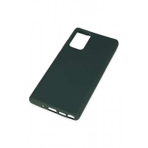 Newface Samsung Galaxy Note 20 Kılıf Nano içi Kadife Silikon - Koyu Yeşil Newface Samsung Galaxy Note 20 Kılıf Nano içi Kadife Silikon - Koyu Yeşil