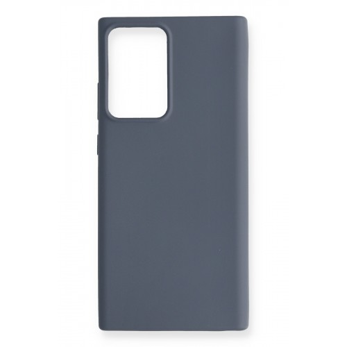 Newface Samsung Galaxy Note 20 Ultra Kılıf Nano içi Kadife Silikon - Gri Newface Samsung Galaxy Note 20 Ultra Kılıf Nano içi Kadife Silikon - Gri