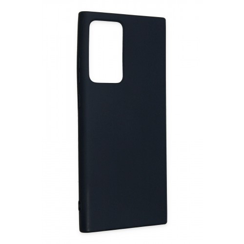 Newface Samsung Galaxy Note 20 Ultra Kılıf Nano içi Kadife Silikon - Lacivert Newface Samsung Galaxy Note 20 Ultra Kılıf Nano içi Kadife Silikon - Lacivert