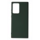 Newface Samsung Galaxy Note 20 Ultra Kılıf Nano içi Kadife Silikon - Koyu Yeşil Newface Samsung Galaxy Note 20 Ultra Kılıf Nano içi Kadife Silikon - Koyu Yeşil