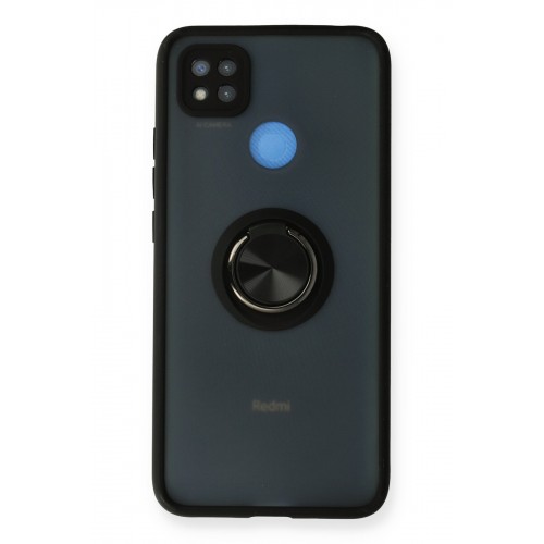 Newface Xiaomi Redmi 9C Kılıf Montreal Yüzüklü Silikon Kapak - Siyah Newface Xiaomi Redmi 9C Kılıf Montreal Yüzüklü Silikon Kapak - Siyah