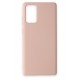 Newface Samsung Galaxy Note 20 Kılıf Nano içi Kadife Silikon - Pudra Newface Samsung Galaxy Note 20 Kılıf Nano içi Kadife Silikon - Pudra