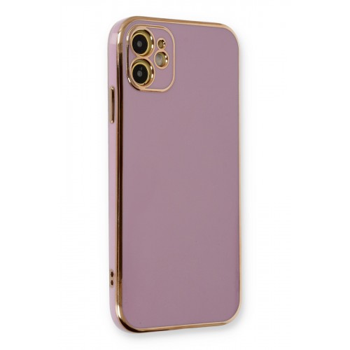 Newface iPhone 11 Kılıf Volet Silikon - Mor Newface iPhone 11 Kılıf Volet Silikon - Mor